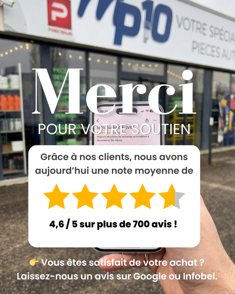 Grâce à nos clients, nous avons aujourd’hui une note moyenne de (2)